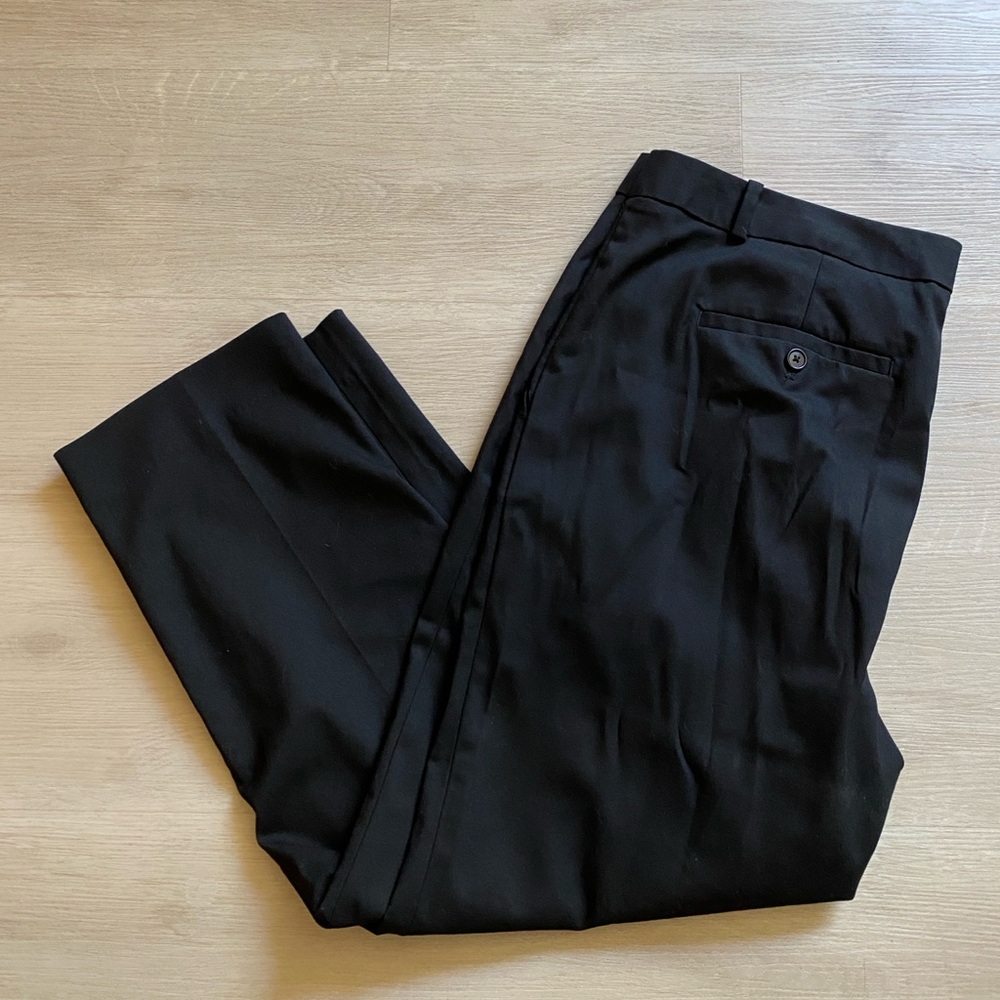 Banana Republic Avery Black Cropped Dress Pants